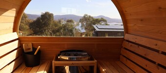 2 x beautiful new eco cabin with amazing views