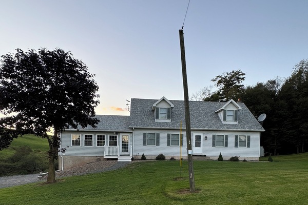 Cape Cod front of home.