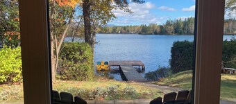 Large, intimate cottage on Lac Docteur 