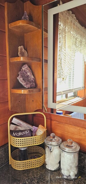 Hair dryer, towels, soap, shampoo - Escape to Redwood Bliss at this Cozy Cabin near Monte Rio Beach! (Monte Rio)