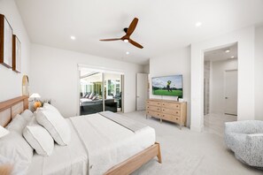 3 bedrooms, desk, iron/ironing board, free WiFi