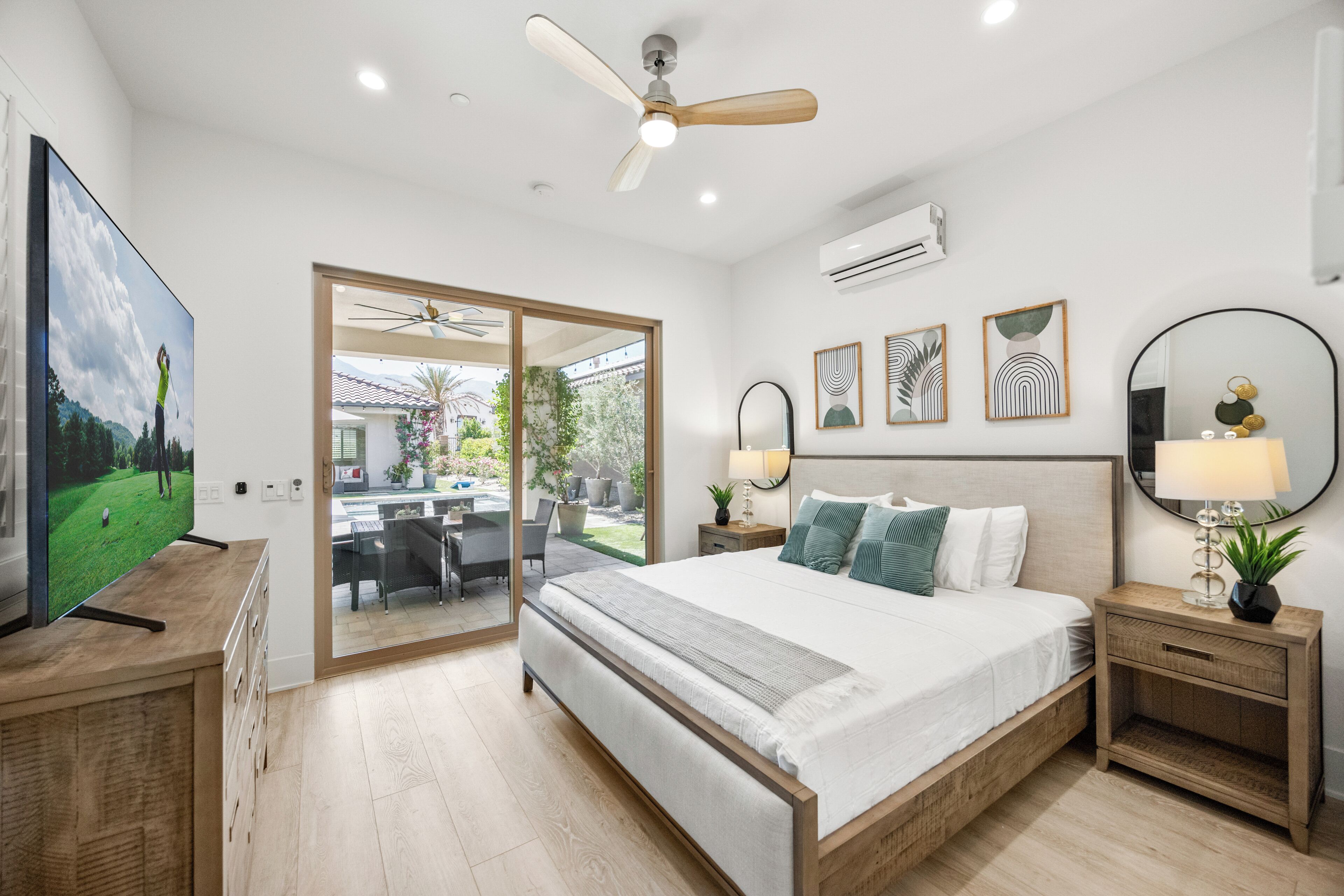 3 slaapkamers, een bureau, een strijkplank/strijkijzer, gratis wifi