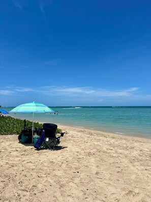 Am Strand, Strandtücher