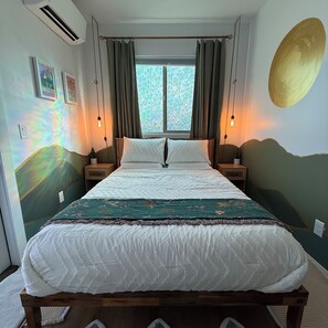 1 chambre, fer et planche à repasser, Wi-Fi gratuit, draps fournis