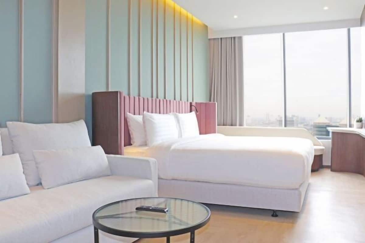 2 slaapkamers, een minibar, een kluis op de kamer