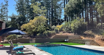 Dog-Friendly Sebastopol Retreat with Private Pool, Spa & Game Room
