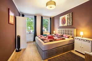 2 soverom, strykejern/-brett, wi-fi (inkludert) og sengetøy