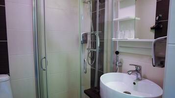 Hair dryer, towels