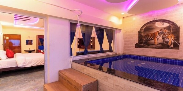 Suite, vue plage | Salle de bain