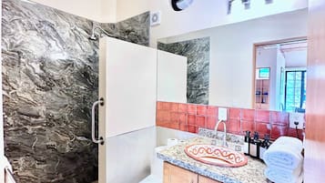 Shower, hair dryer