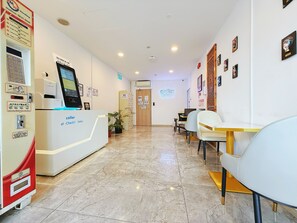 Sitteområde i lobbyen