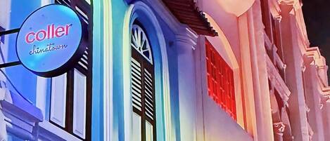 Façade de l’hébergement