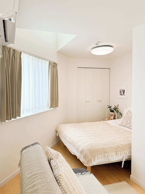 2 dormitorios, tabla de planchar con plancha, wifi y ropa de cama