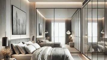 2 Schlafzimmer, Schreibtisch, Bügeleisen/Bügelbrett, WLAN