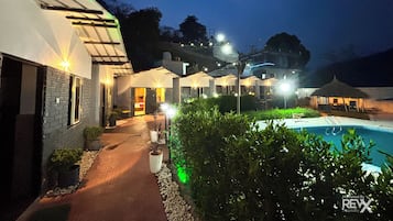 Front of property - evening/night