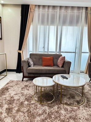 Living area - LivLuxe Apartments 2 (Kampala)