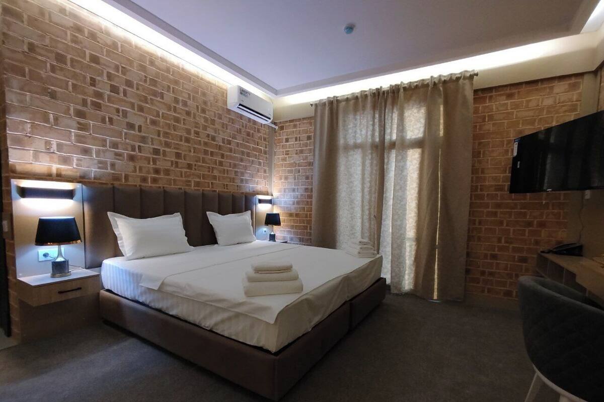Chambre Double ou avec lits jumeaux, balcon, vue ville