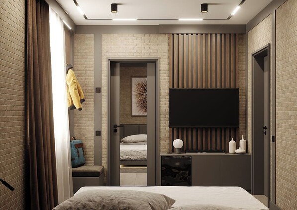 Blackout drapes, soundproofing