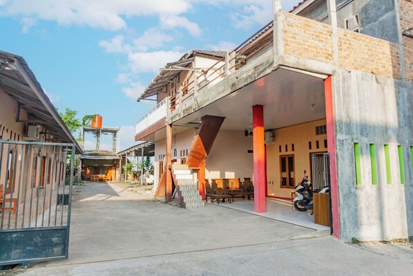 Façade de l’hébergement