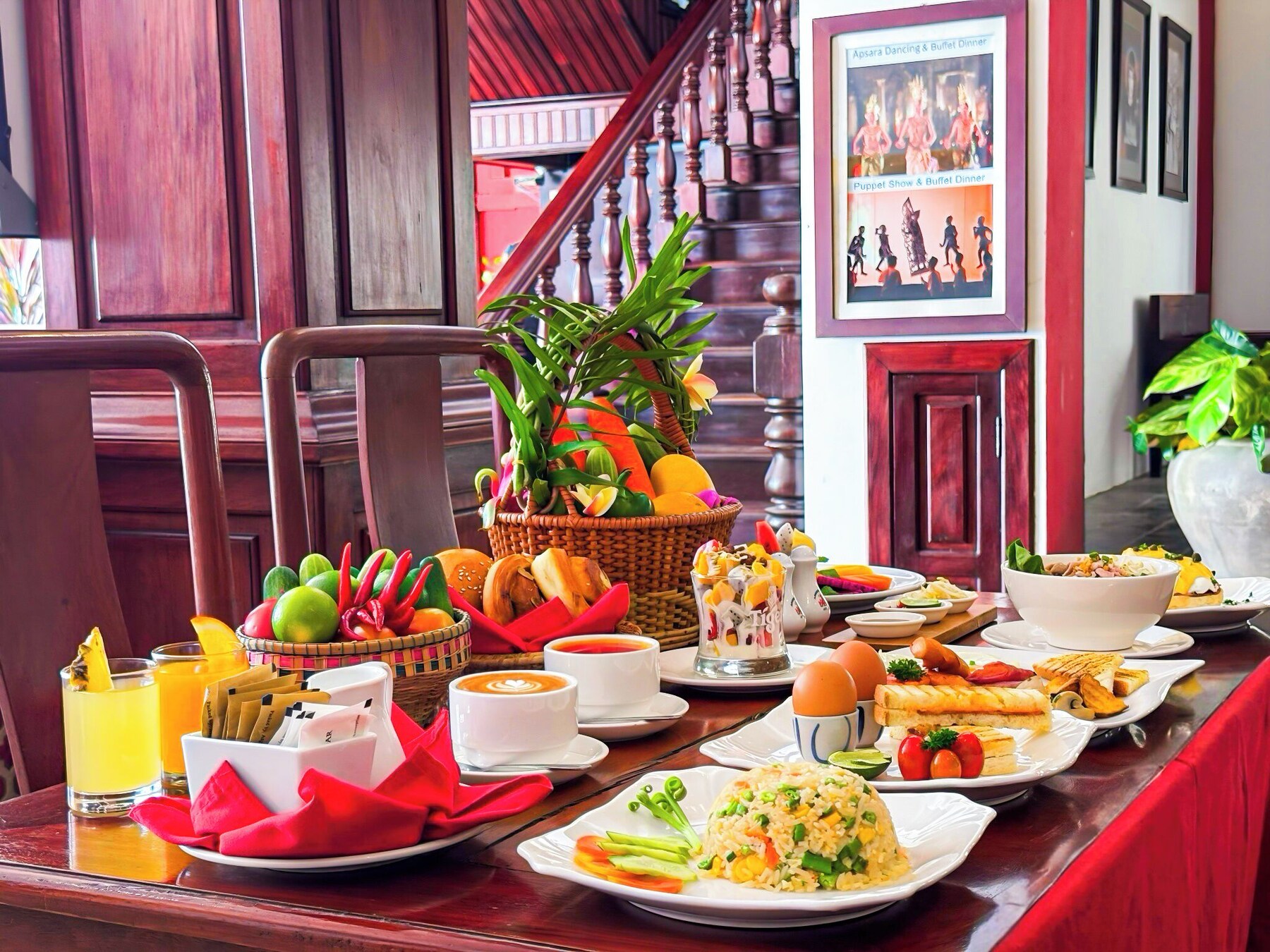 Daily continental breakfast for a fee