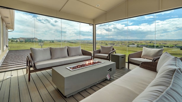 House, Mountain View | Pemandangan balkoni