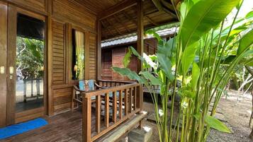 Basic Twin Room, Pool View | Balcony
