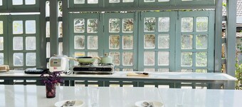 Garden House Rice Field and Mountain View