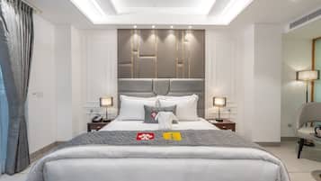 1 bedroom, minibar, in-room safe, individually furnished