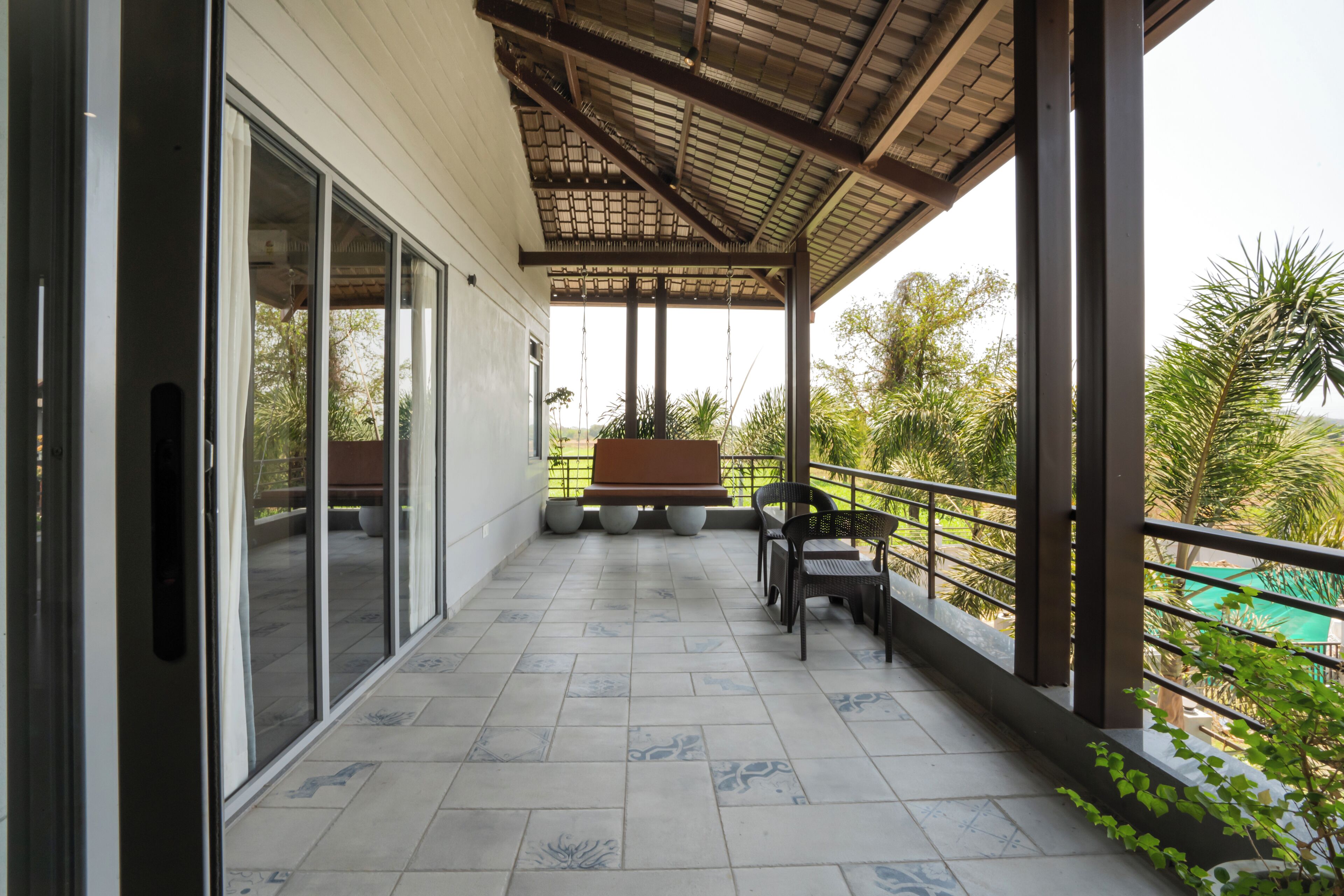 Kahden hengen perhehuone | Terassi/patio