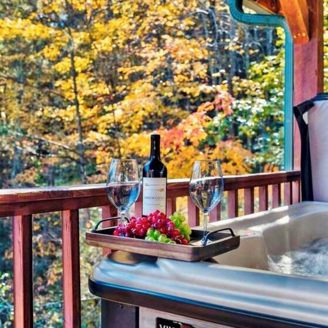 Hot tub views!