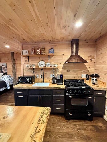 Treehouse Duo Lakefront  2 Private Hot Tubs