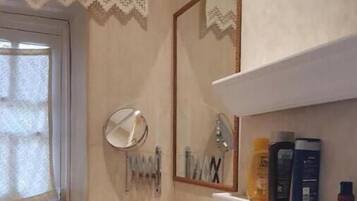 Towels, soap, toilet paper