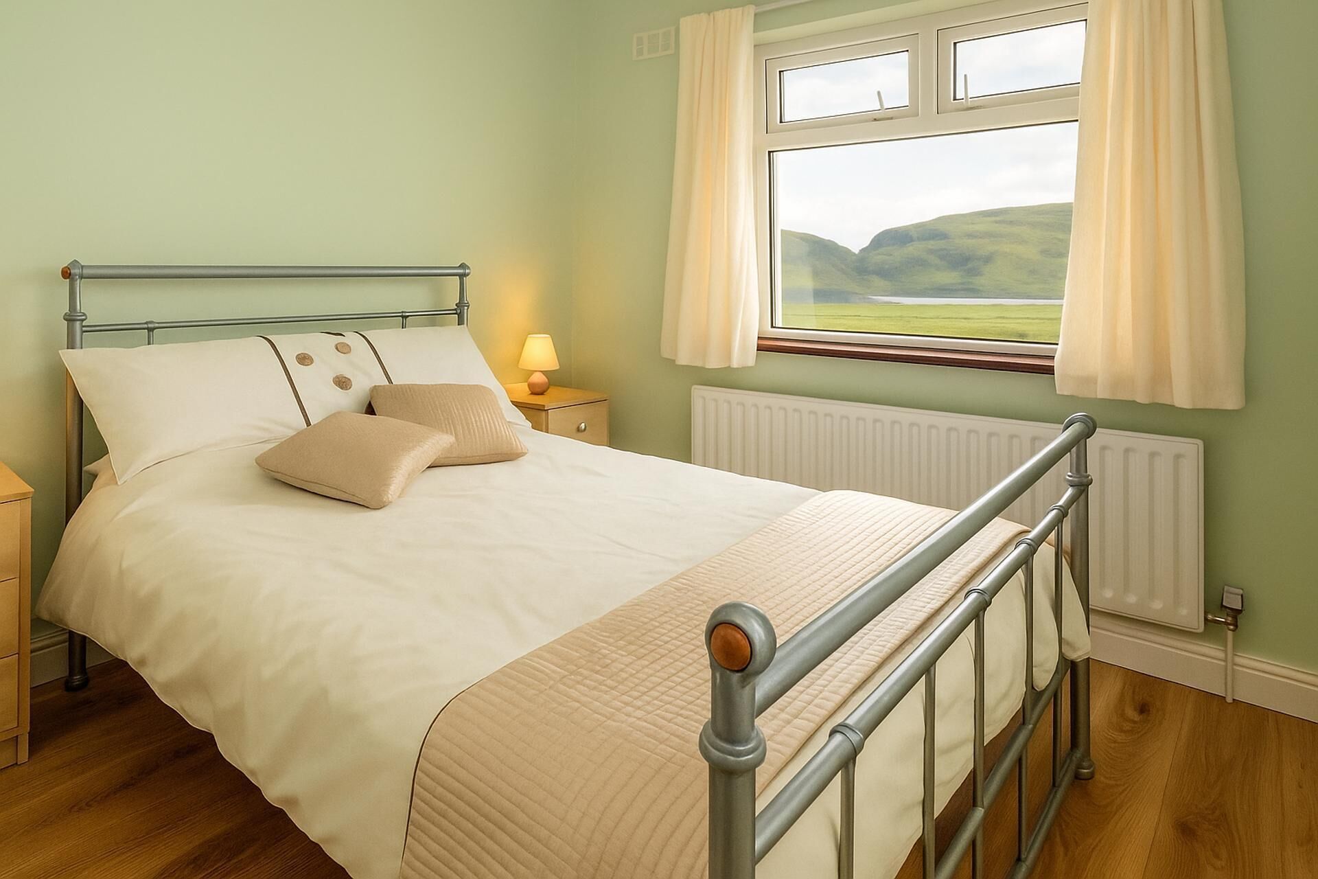 3 bedrooms, iron/ironing board, WiFi (free), bed sheets