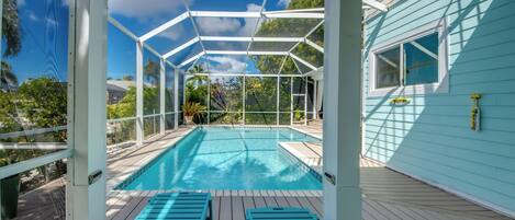 Außenpool, beheizter Pool