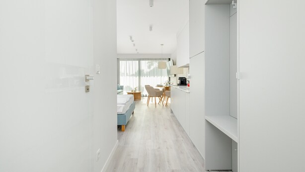 Living room - Sea&lake Studio With Parking by Renters (Mielno)