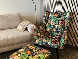 Apartment | Living room - Ferienwohnung mit Meerblick in Wyk auf Foehr (Wyk auf Foehr)