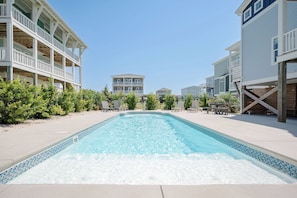 Pool - A New Hope: Ocean View with Private Pool and Easy Beach Access (Oak Island)