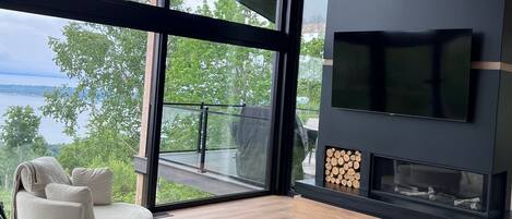 تلفزيون ذكي، مدفأة، ستيريو