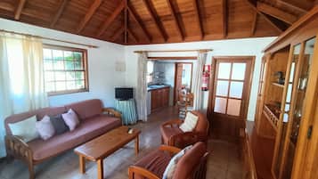 Bungalow | Sala de estar | Un reproductor de DVD