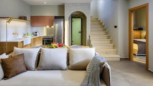 Villa | Private kitchen | Highchair - Villa With Private Pool in Chersonissos (Hersonissos)
