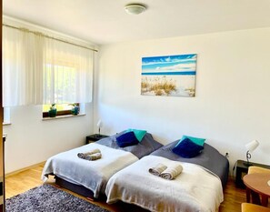 아파트 | 3 개의 침실, 각각 다르게 가구 비치, 침대 시트