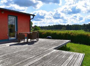 House | Balcony - Ferienhaus am Garder See Inselblick (Lohmen)