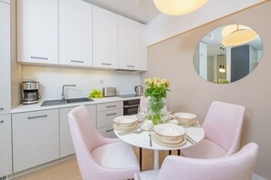 Apartment | Private kitchen - Aparthotel With Pools, Near the Sea, Kolobrzeg (Kolobrzeg)