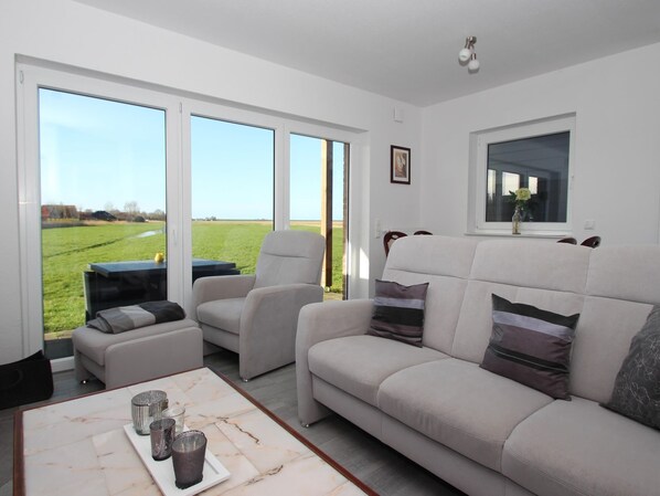 House | Living room - Ferienwohnung mit Sauna in Tossens (Butjadingen)