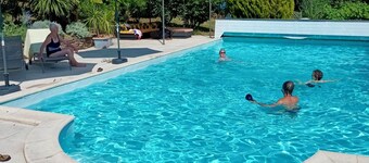 Tente Glamping Dans le Calme, Avec Piscine, Salle de Bain et Cuisine