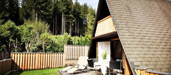 Hut Near Lake Traboch and Eisenerz Alps