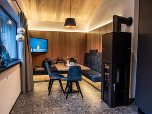 House | Living room | Fireplace