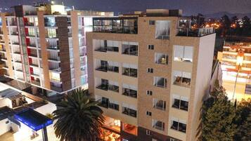 Majoituspaikan julkisivu