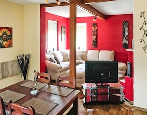 Apartment | Living room - Ferienwohnung am Kummerower See, Sommersdorf (Sommersdorf)
