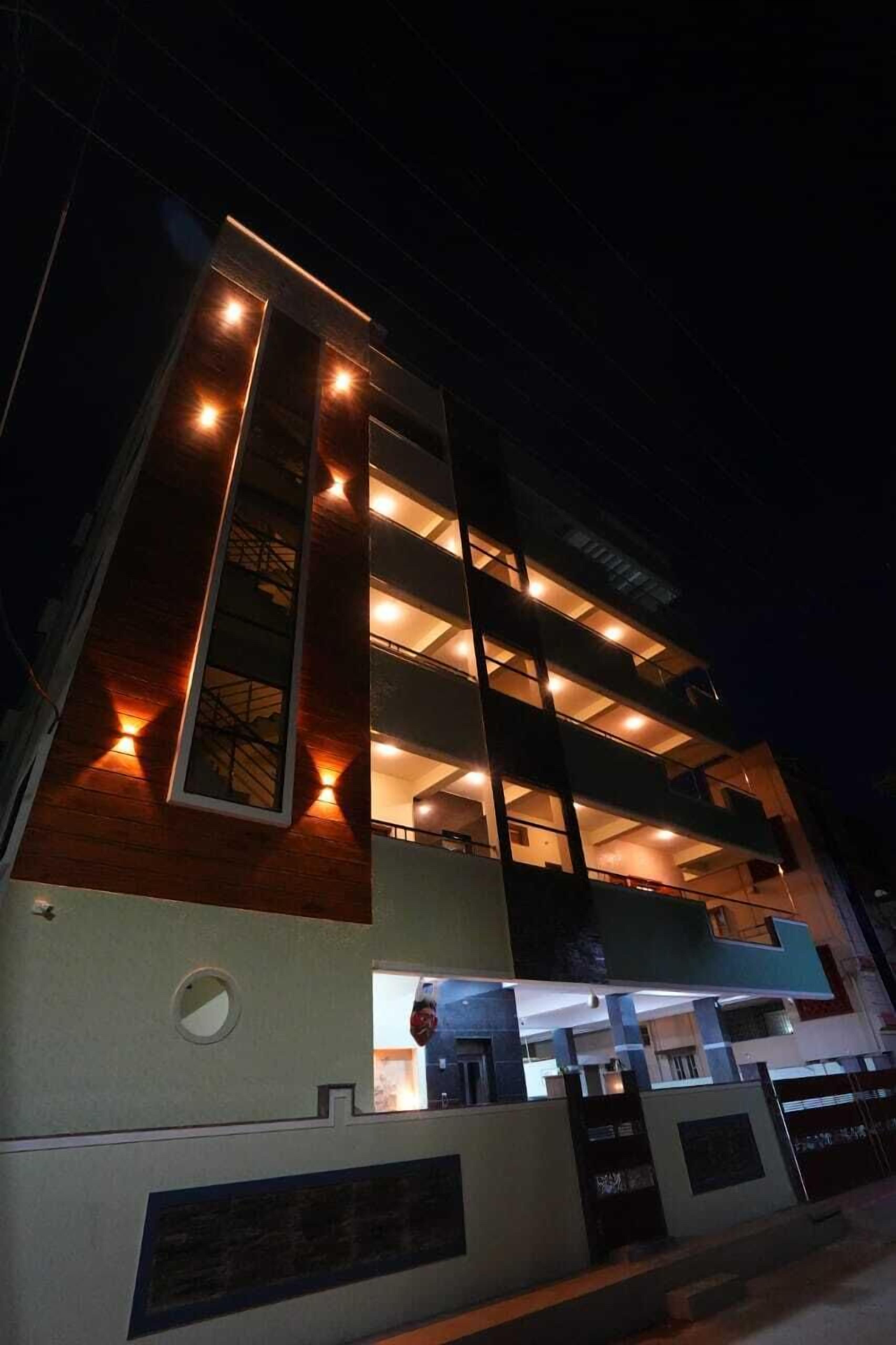 Majoituspaikan julkisivu